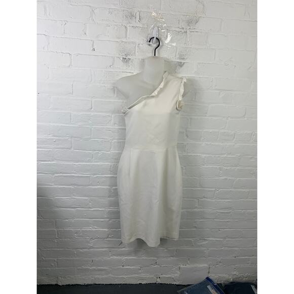 Black Halo Dresses & Skirts - Black Halo Women's One Shoulder Pravella Dress Sleeveless White Size 6 NWT